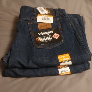 Men's Wrangler Jeans 36x34 35 x 34